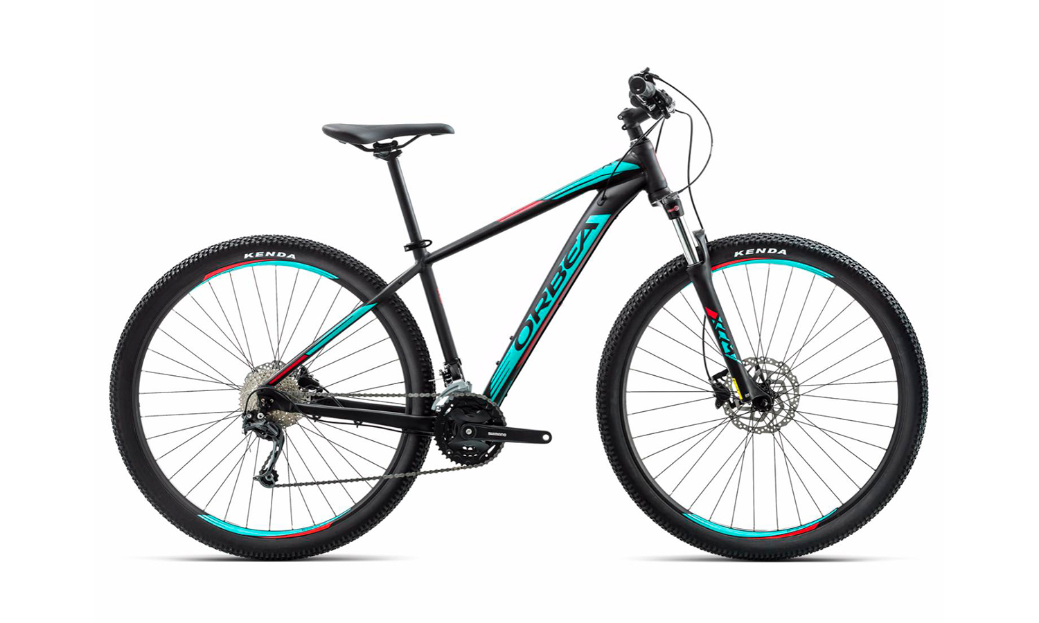 Фотографія Велосипед Orbea MX 29 40 (2018) 2018 Чорно-блакитний
